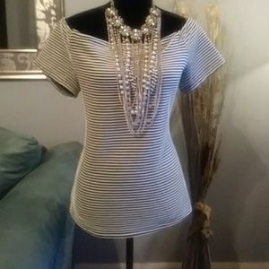 New York and Co. 7th Avenue Off the Shoulder Top
